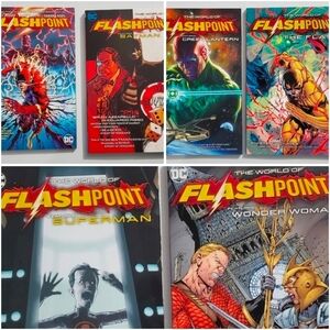 Flashpoint Collectors Box Set Slipcased DC Universe Complete 6 Books EUC